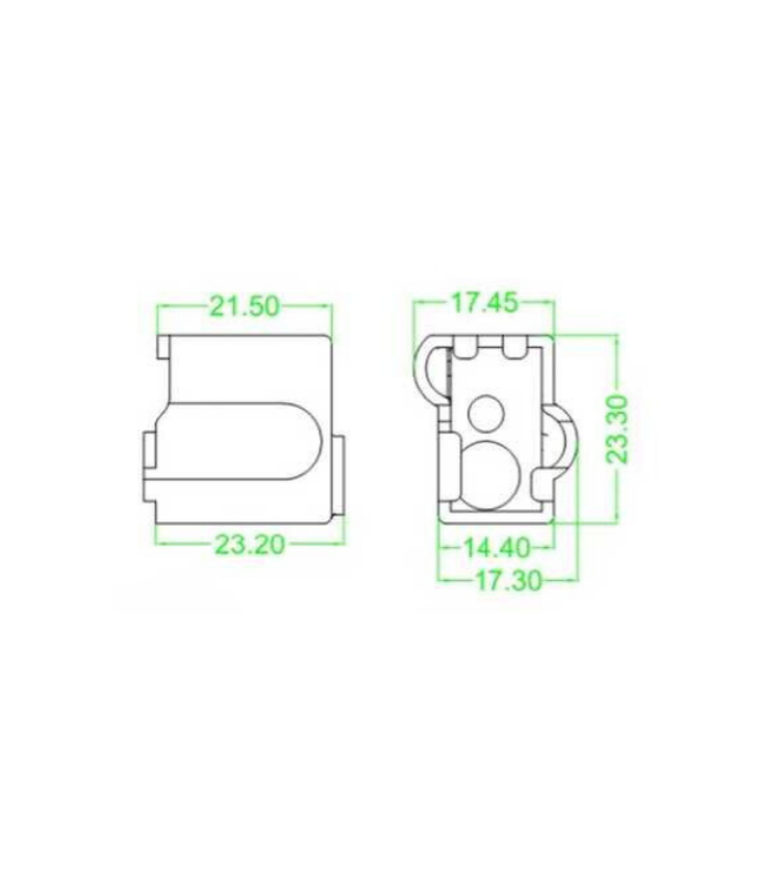 V6 Volcano Alüminyum Isıtıcı Blok Silikon Kılıf - Sidewinder X1/X2 Uyumlu - Mavi