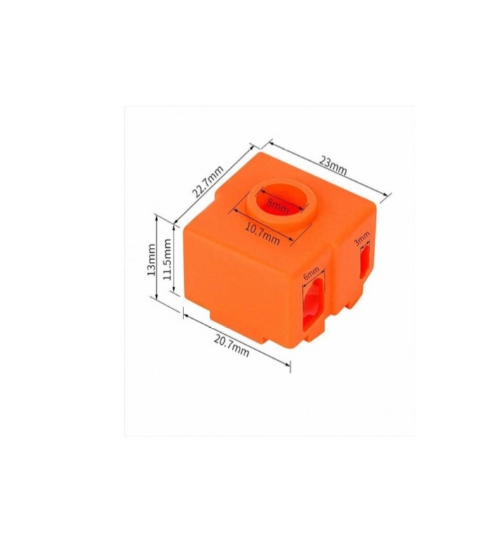 Creality Cr-6 Se/Max Uyumlu Silikon Çorap - Turuncu