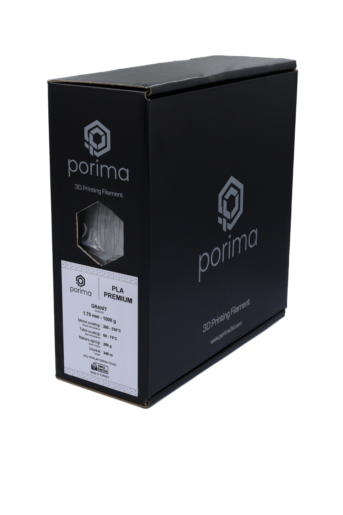 Porima PLA Premium Filament 1.75mm 1kg