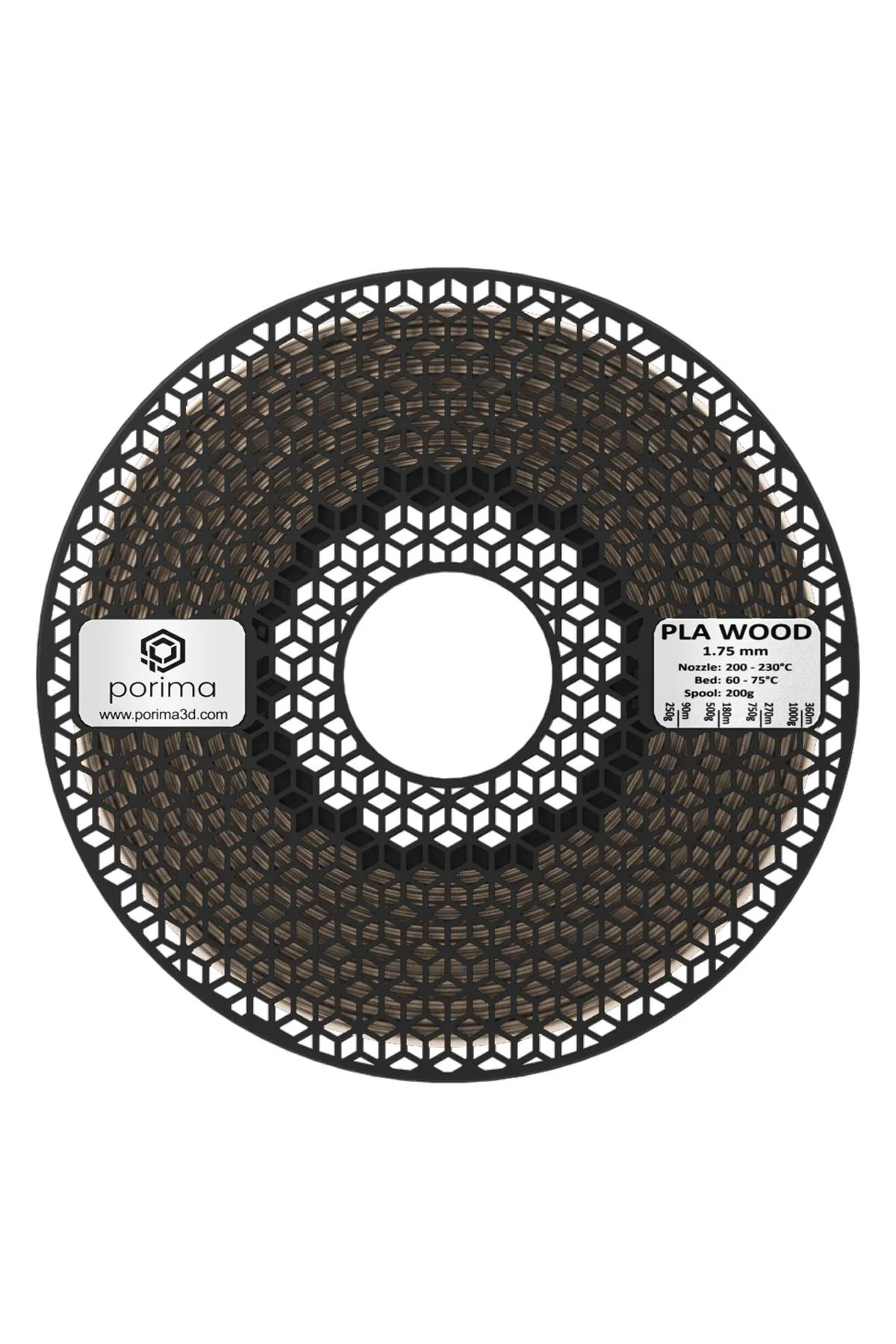 Porima PLA Wood Filament 1.75mm 