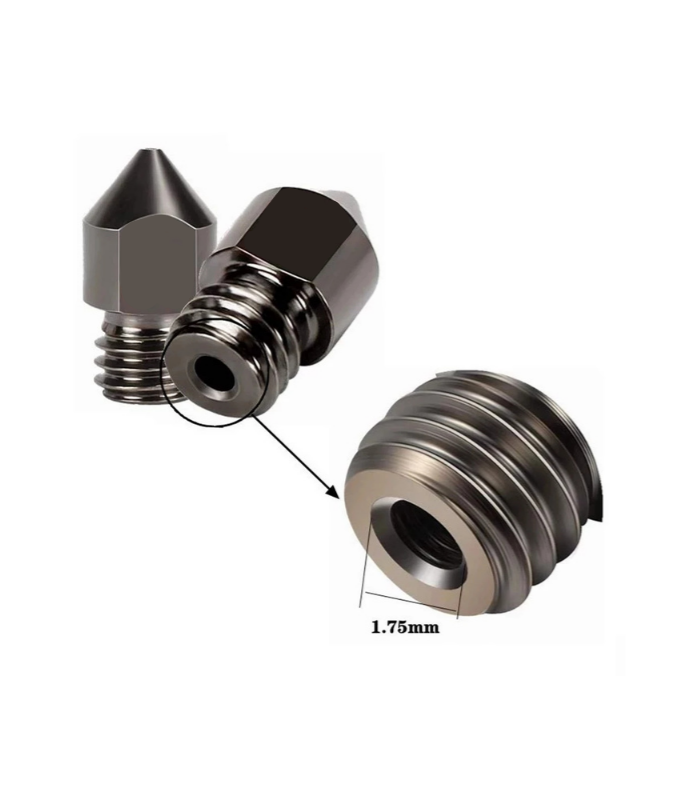 Sertleştirilmiş Çelik MK8 Nozzle - Ender 3/CR10 Uyumlu