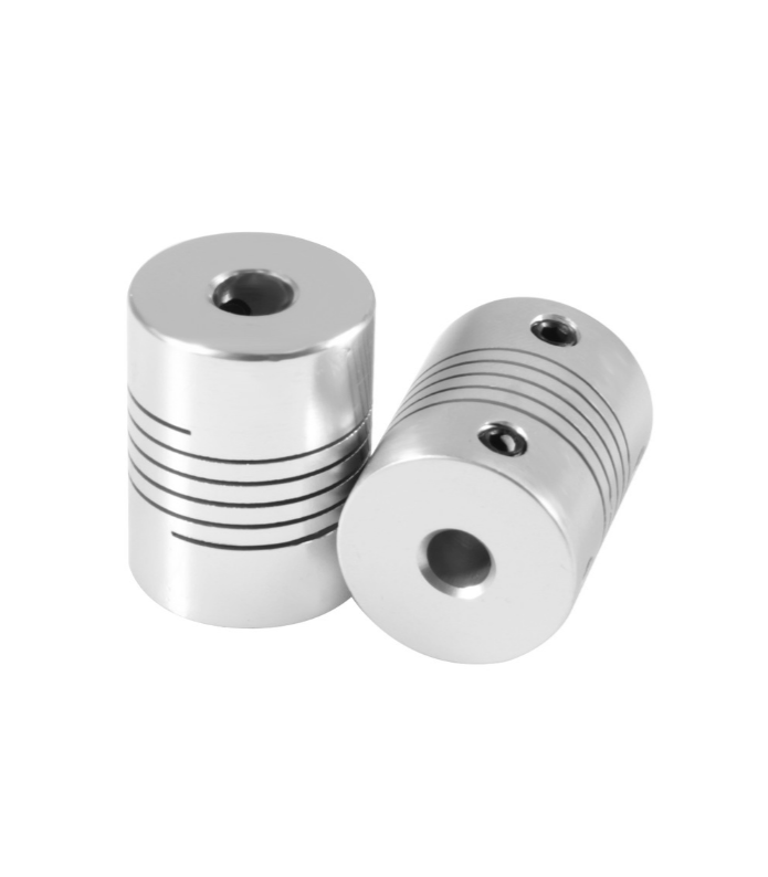 5x5x25mm Esnek Kaplin - 3D Yazıcı/CNC Uyumlu