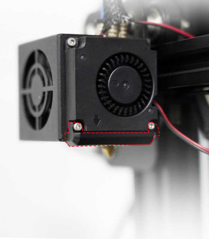 3D Yazıcı Blower Fan Kanalı - 4010 Blower Fan Uyumlu