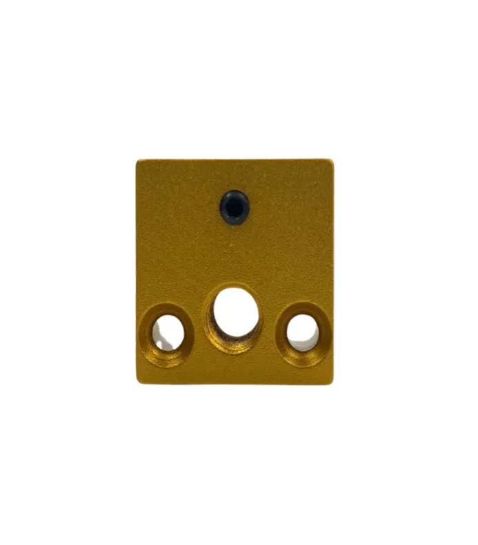 3D Yazıcı MK8/CR10 Uyumlu Isıtıcı Blok (Heating Block) - Sarı
