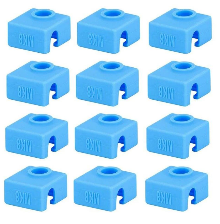 MK8 Alüminyum Isıtıcı Blok Silikon Çorap/Hotend Çorabı - Mavi
